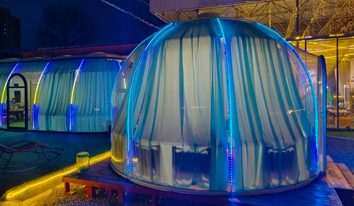 星空夢圓形星空房驚艷亮相，開啟文旅住宿新紀(jì)元
