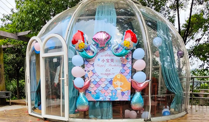 星空夢圓形星空房驚艷亮相，開啟文旅住宿新紀(jì)元